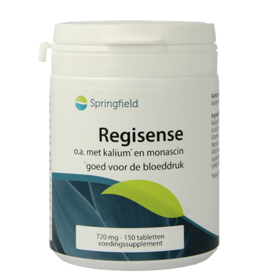Springfield Regisense complex met kalium 150 Tabletten Springfield Regisense complex met kalium 150 Tabletten