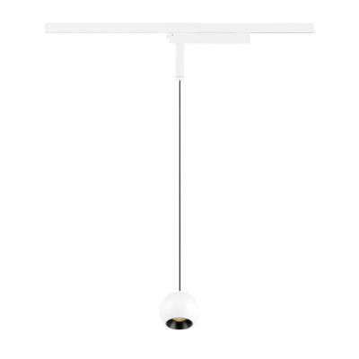 SLV Hanglamp voor railLight Eye 2.0 1-fase wit met zwart 3000K - 1010455