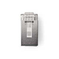 Netwerkconnector | RJ45 Male - Voor Stranded Cat6 U/FTP-Kabels | 10 Stuks | Metaal - thumbnail