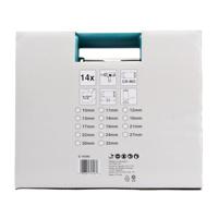 Makita E-16586 Impact Black Krachtdoppenset 81,5mm 10-32mm in Cassette - 14-delig - thumbnail