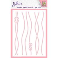 Nellie's Choice • stencil a6 size rope - thumbnail