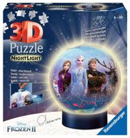 RAVENSBURGER - The Snow Queen 2 3D-ronde puzzel 72 stukjes verlicht - thumbnail