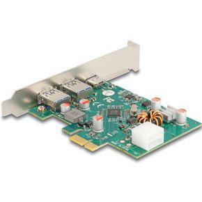 DeLOCK 90229 interfacekaart/-adapter Intern USB 3.2 Gen 1 (3.1 Gen 1), USB Type-C DeLOCK 90229 interfacekaart/-adapter Intern USB 3.2 Gen 1 (3.1 Gen 1), USB Type-C