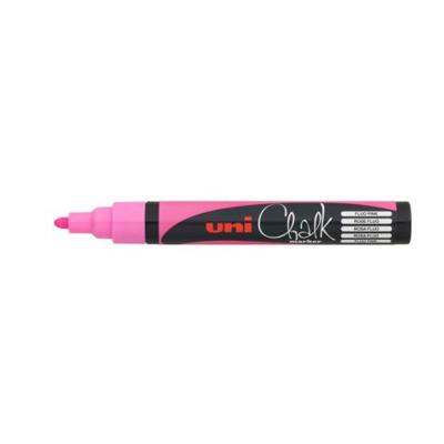 Uni-ball Krijtmarker fluo roze, ronde punt van 1,8 - 2,5 mm Uni-ball Krijtmarker fluo roze, ronde punt van 1,8 - 2,5 mm
