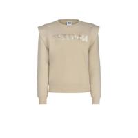 Shoeby Jill & Mitch sweater Katia met tekst ecru - thumbnail