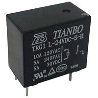 Tianbo Electronics TRG1 L-S-H 24VDC Printrelais 24 V/DC 3 A 1x NO 1 stuk(s) - thumbnail