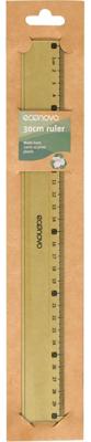 Econovo Liniaal - 30 cm - groen Econovo Liniaal - 30 cm - groen