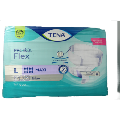 Tena Proskin flex maxi L 22 Stuks