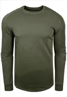 RustyNeal - Heren Trui - Kaki - Longsleeve - Modernfit - thumbnail