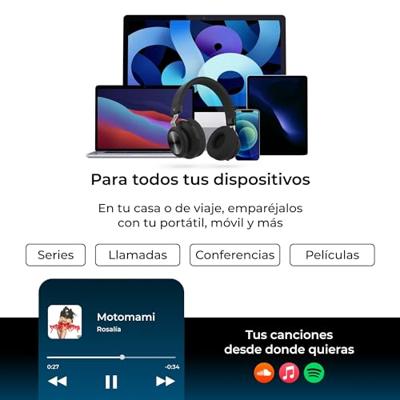 Draadloze hoofdtelefoon KSIX Retro2