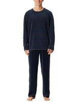 Schiesser Schiesser Heren Pyjama Long nightblue 182023 48/S - thumbnail