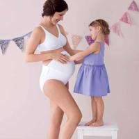 Anita BabyBelt Zwangerschapssteunband / Buikband Wit - thumbnail