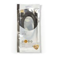 Kabel USB 2.0 | A male - Mini 5-pins male | 2,0 m | Antraciet - thumbnail