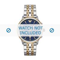 Horlogeband Armani AR1847 Staal Bi-Color 22mm - thumbnail