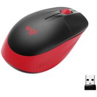 Logitech M190 Muis Radiografisch Optisch Rood 3 Toetsen 1000 dpi - thumbnail