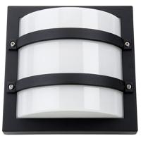 SG Largo LED 10W 3000K 540 lumenmat zwart IP65 IK10 met schemerschakelaar 624569 - thumbnail