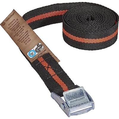 TOOLCRAFT Klemband Trekkracht (lc) vastbinden (enkel/direct)=125 daN (l x b) 2.5 m x 25 mm Klemslot