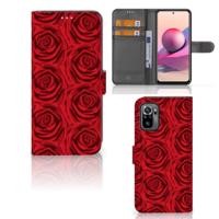 Xiaomi Redmi Note 10S | 10 4G | Poco M5s Hoesje Red Roses - thumbnail