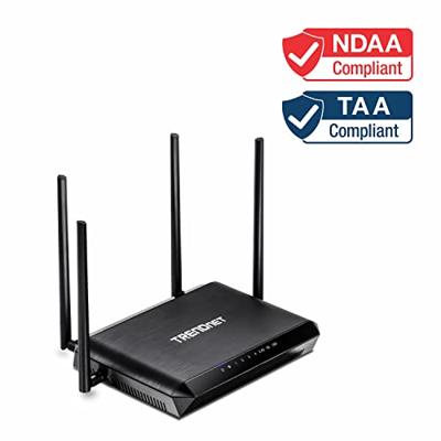 TRENDnet TEW-827DRU AC2600 MU-MIMO, draadloze gigabit router, uitgerust met beamforming antennes, ideaal voor extreme 4K streaming en gaming