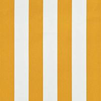 VidaXL Luifel uittrekbaar 300x150 cm geel en wit - thumbnail