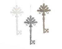 5 stuks! Sleutelhanger plastic - Decoris - thumbnail