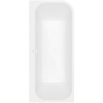 Villeroy & Boch Architectura Back-to-wall bad voor hoekinbouw links - glans wit Alpin (wit) uba170are9cl00v-01