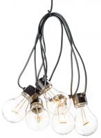LED feestverlichting 4.5 meter met 10 lampen warmwit - thumbnail