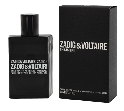 Zadig & Voltaire This Is Him! Eau de toilette Spray 50 ml Heren Zadig & Voltaire This Is Him! Eau de toilette Spray 50 ml Heren