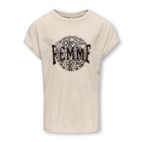 Kids ONLY zomer top S/S meisjes - beige - Koglucy - thumbnail