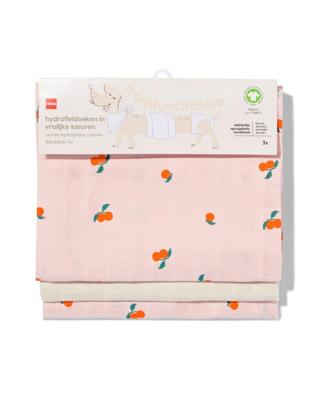 HEMA Hydrofieldoeken 60x60 structuur fruit - 3 stuks