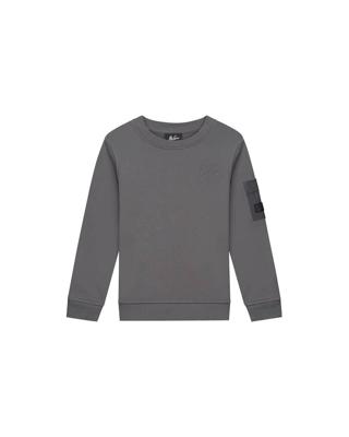 Malelions winter sweater jongens - grijs - nylon, zak