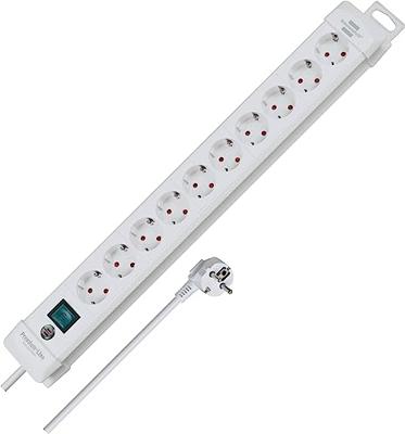 Brennenstuhl Premium-Line stekkerdoos 10-voudig wit 3m H05VV-F 3G1,5 - 1952200100 - thumbnail