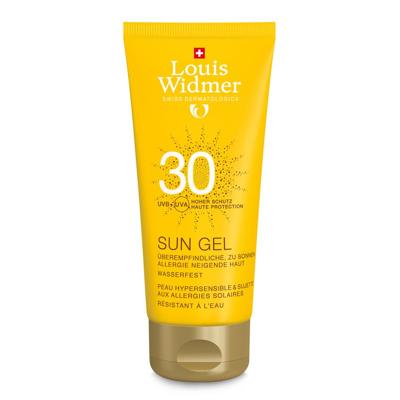 Louis Widmer Zonnebescherming Sun Gel Zonder Parfum 30 100ml