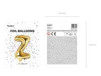 Folieballon Goud Letter &apos;Z&apos; - 35cm - thumbnail