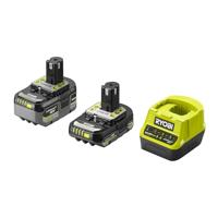 Ryobi RC18120-242X | 1 x 4.0Ah & 1 x 2.0Ah Lithium+ accu&apos;s en lader 5133005961 - thumbnail