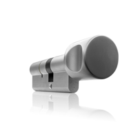 DOM knopcilinder 45/30 nikkel - thumbnail