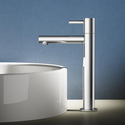 Hotbath Buddy Fonteinkraan - uitloop 11cm - opbouw - hoog model - geborsteld nikkel EH001GN