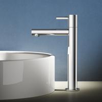 Hotbath Buddy Fonteinkraan - uitloop 11cm - opbouw - hoog model - geborsteld nikkel EH001GN - thumbnail