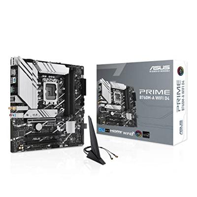Moederbord - ASUS - PRIME B760M-A WIFI D4 - LGA 1700 - DDR4 - Wi-Fi 6