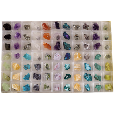 Mix Ruwe Mineralen in Vensterdoosje