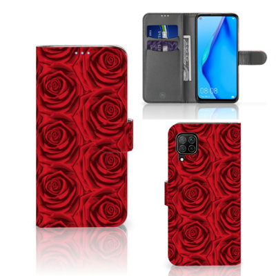 Huawei P40 Lite Hoesje Red Roses Huawei P40 Lite Hoesje Red Roses