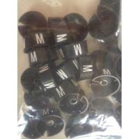 MB zwart/wit M voor op kledinghanger - thumbnail