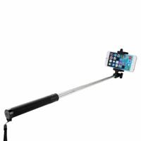 Verstelbare Bluetooth Wireless zelfontspanner Handheld Monopod voor iPhone Galaxy Huawei Xiaomi LG HTC en andere Smart Phones uitgebreid lengte - thumbnail