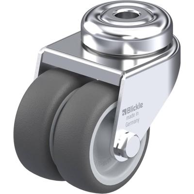 Blickle LMDA-PATH 50G Dubbel zwenkwiel Wieldiameter: 50 mm Draagvermogen (max.): 80 kg 1 stuk(s)