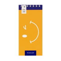 Pepa Lani To Do Lijst Flower Smiley Orange - thumbnail