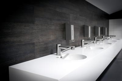 Dyson Airblade Wash & Dry handdroger 1000W en wastafelkraan in 1 met lage uitloop 15.9x30.3x28.6cm droogtijd 12 sec. RVS 245265-01