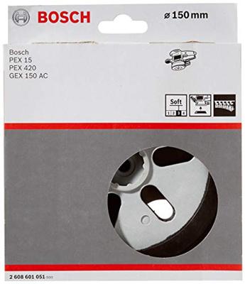 Bosch Accessories 2608601051 Schuurschijf zacht, 150 mm, voor GEX 150 AC, PEX 15 AE Diameter 150 mm Geschikt voor Excentrische schuurmachine GEX 150 AC, PEX 15 - thumbnail