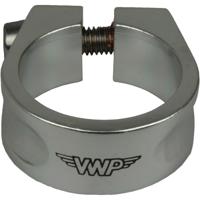 VWP zadelpenklem 34,9mm inbusbout aluminium zilver - thumbnail