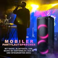 Reflexion Audio Bluetooth luidspreker USB, AUX Zwart - thumbnail