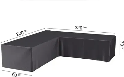 AeroCover loungesethoes L-vorm 220x220x90x70 cm